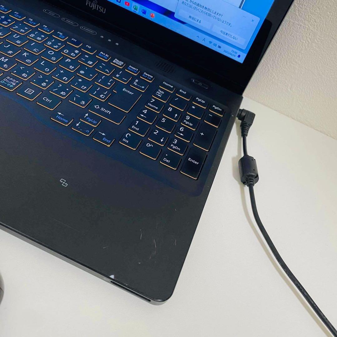 Y679 Fujitsuノートパソコンi7高速SSDサクサク Windows11 - メルカリ