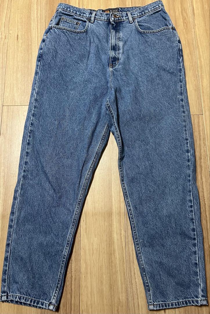 ROUTE66 バギー ワイド デニムパンツ メキシコ製 18W 実寸34インチ
