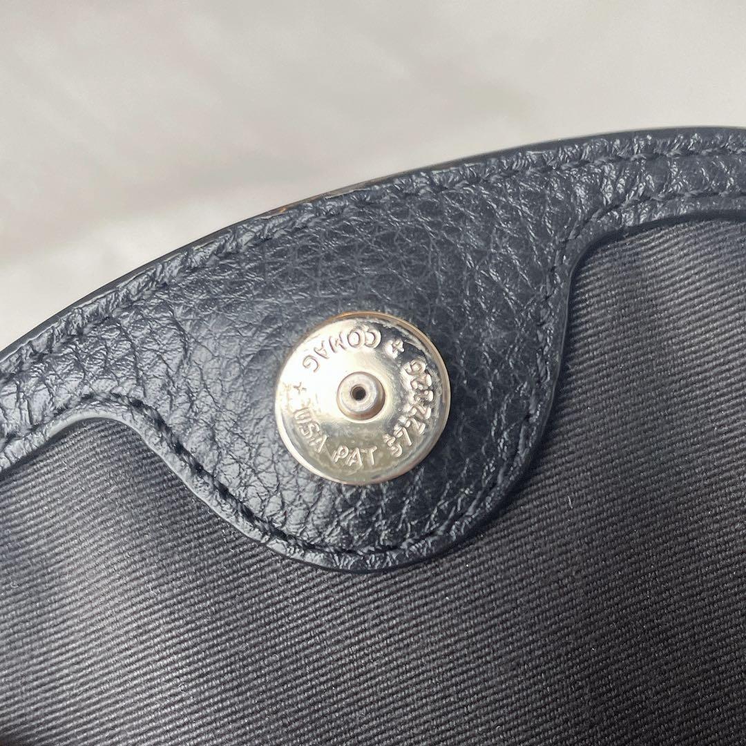 極美品⭐︎COACH ブラック ターンロック レザー シボ革 リュック バッグ
