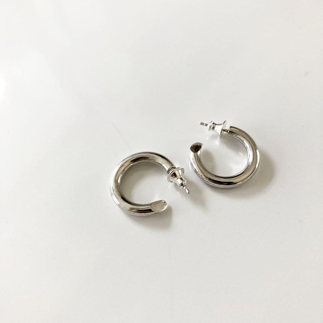 両耳　3.5×21mm シルバー925 ピアス　(501同サイズ)