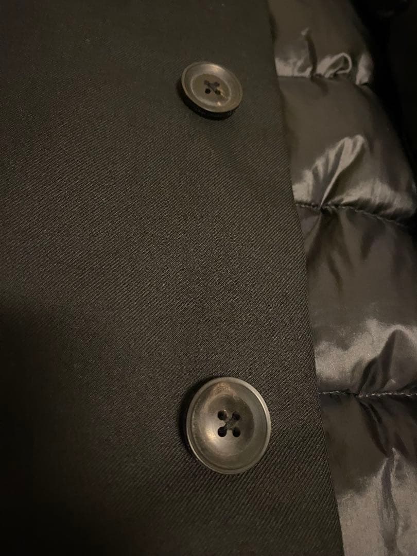 【美品】ナノユニバース 西川ダウン ステンカラーコート インナーダウン付 【美品】ナノユニバース 西川ダウン ステンカラーコート インナーダウン付