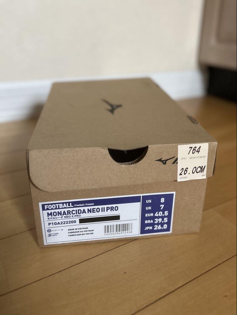 Mizuno サッカーシューズ・スパイク ブラック　26cm