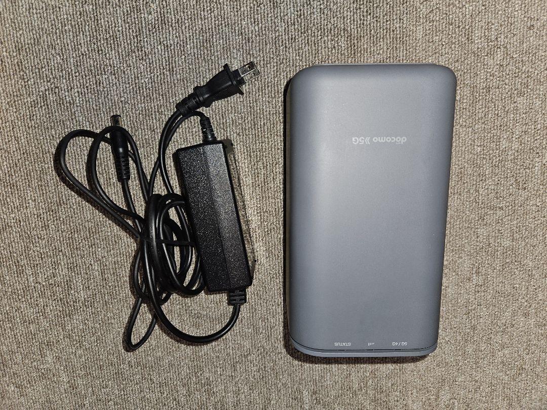 docomo モバイルルーター グレー NTT docomo セイモバイル☆国内 home 5G HR02 [ダークグレー