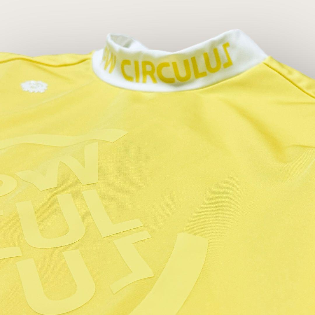 新品 PWCIRCULUS M ビックロゴ バックメッシュ切り替えモックT