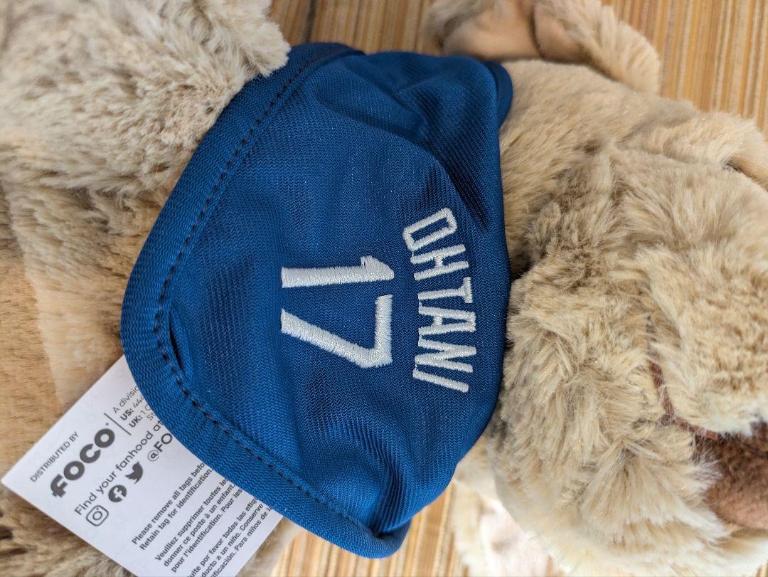 公式 大谷翔平 背番号 ロサンゼルスドジャース犬ぬいぐるみdodgers
