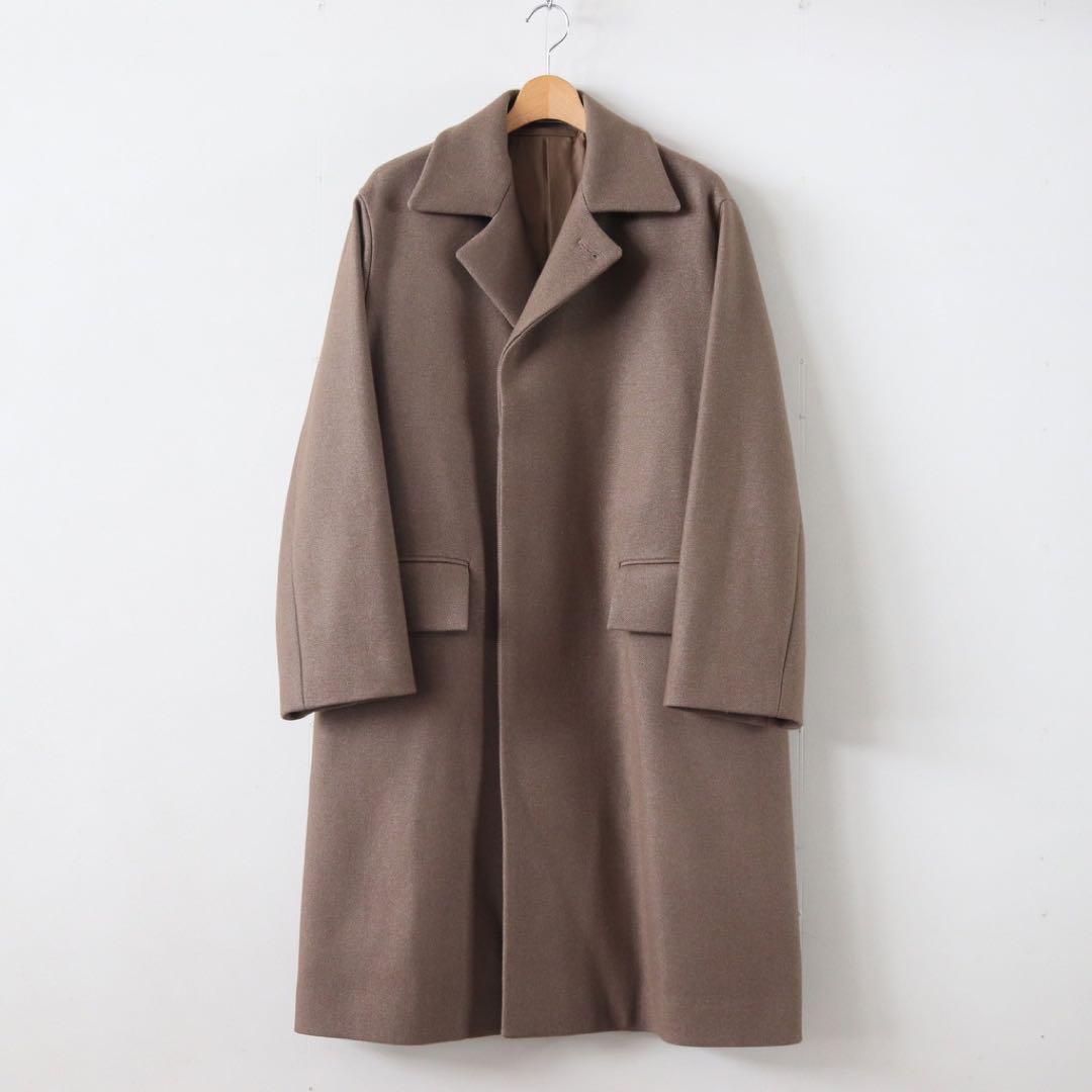オーラリー MELTON SOUTIEN COLLAR COAT