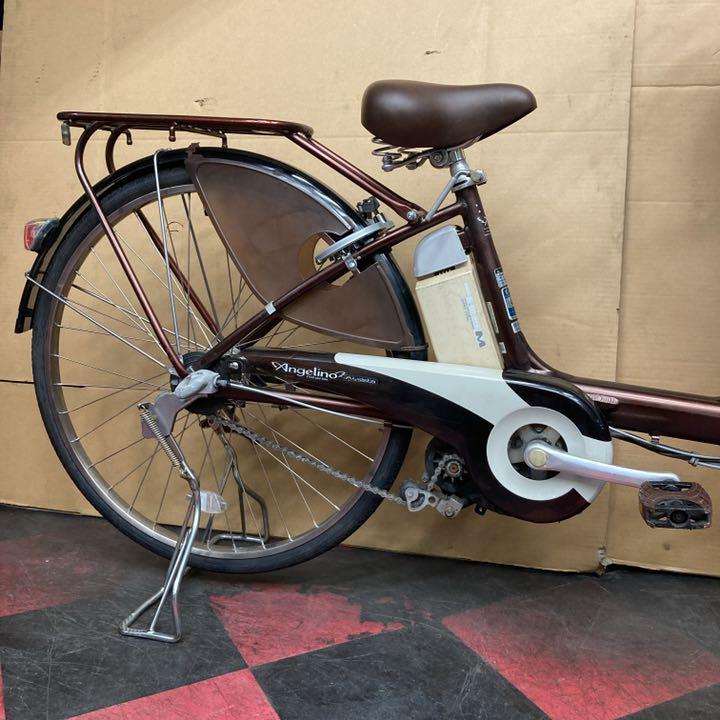 安い正規店 前子供乗せ電動自転車 ブラウン 3人乗り対応 nV6bW-m99983141477 BS Angelino 好評大得価