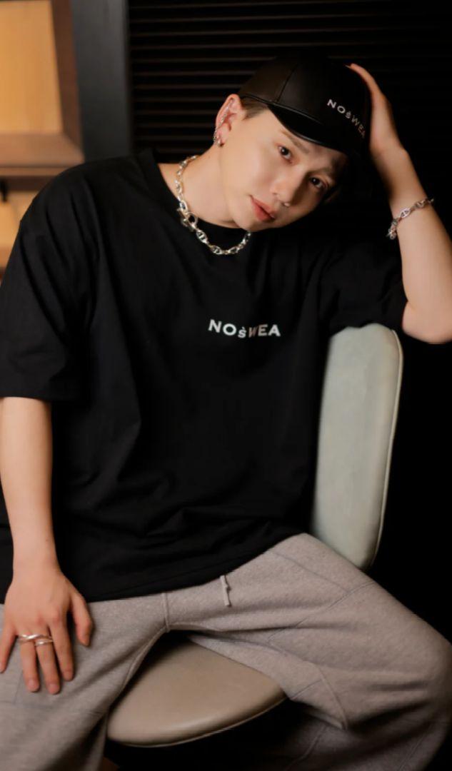 NOsWEA 【ノースウェア】黒 半袖Tシャツ 花村想太 M - メルカリ
