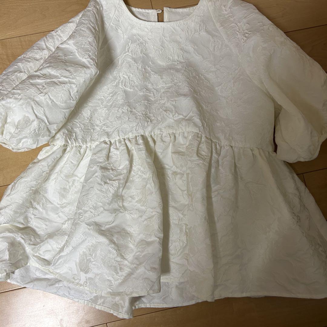 OHGA FLOWER BLOUSE フラワー ジャガード 画像1