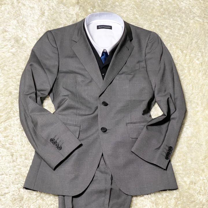 低価即納 極美品✨ポールスミス 3ピース シルク混 マルチストライプ YCF7L-m99986496027 スーツ セットアップ 超激得即納