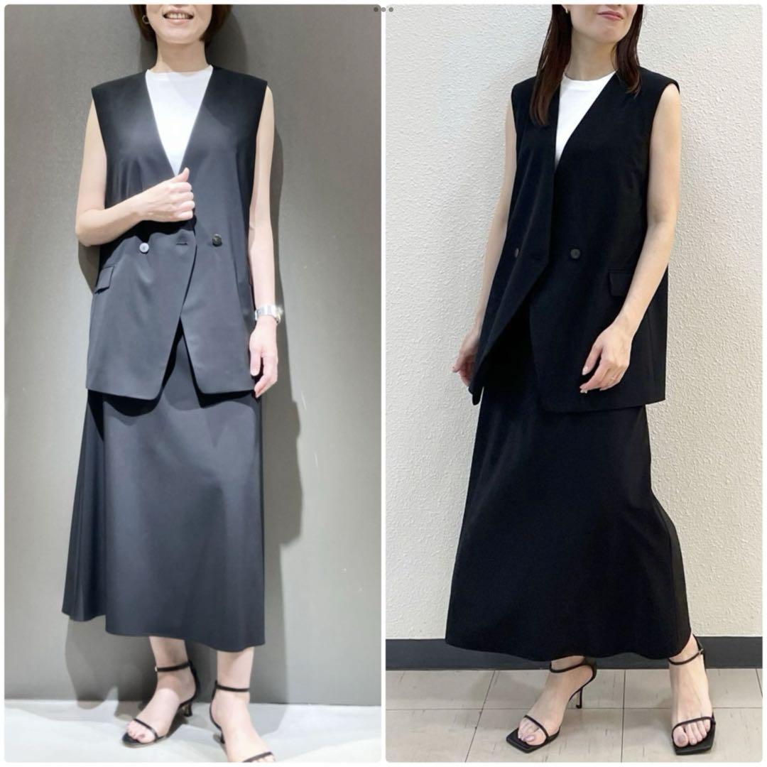美品☆23SS theory luxe Sycamore ロングスカート黒 38 - メルカリ