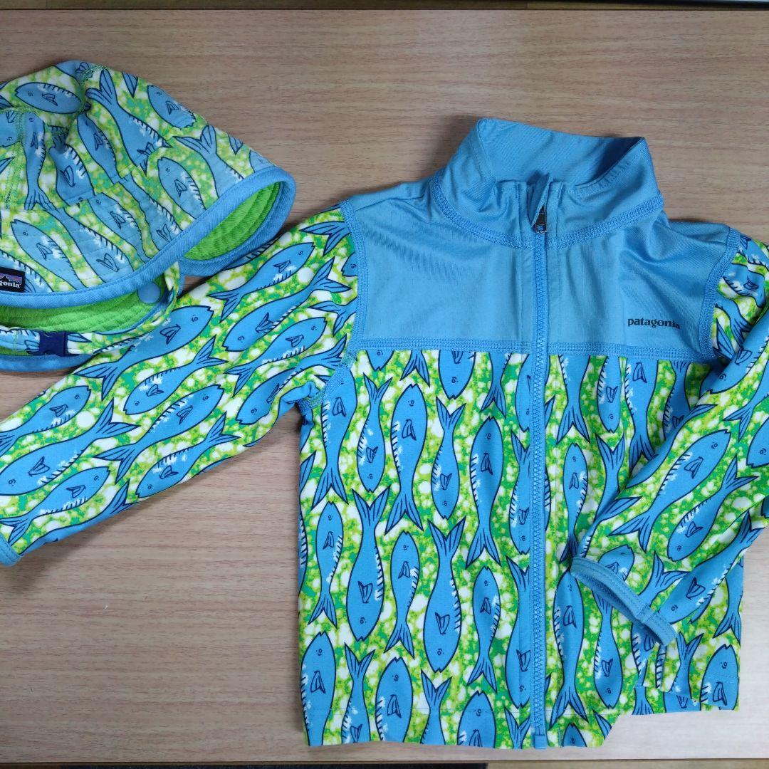 patagonia ベビー水着セット 12-18M 魚柄