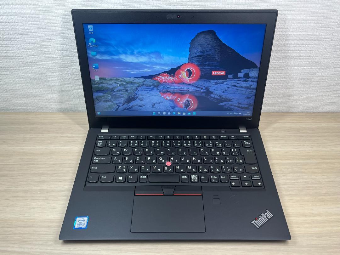 Lenovo ノートPC 超美品 X280 Windows11 第8世代 カメラ