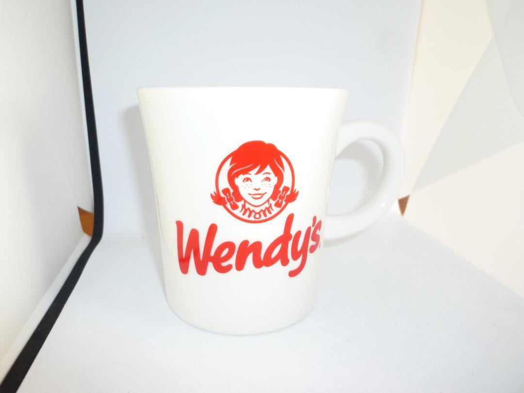 E★未使用品★メリカンポップ!!Wendy\'s(ウェンディーズ)ロゴマグカップ