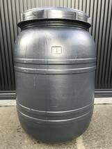 タンク　約１６０Ｌ　雨水　貯水　保管　菜園　園芸　樹脂製　リユース品