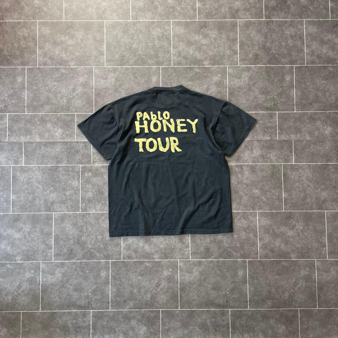 レディオヘッド PABLO HOJNEY S/S Tシャツ フェード ブラックL レディオヘッド PABLO HOJNEY S/S Tシャツ フェード ブラックL