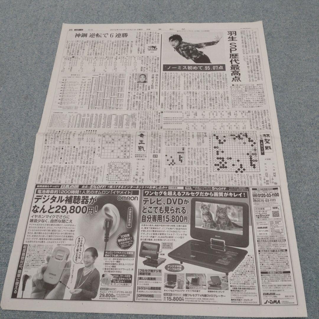 ✡　①　羽生結弦新聞  2012年