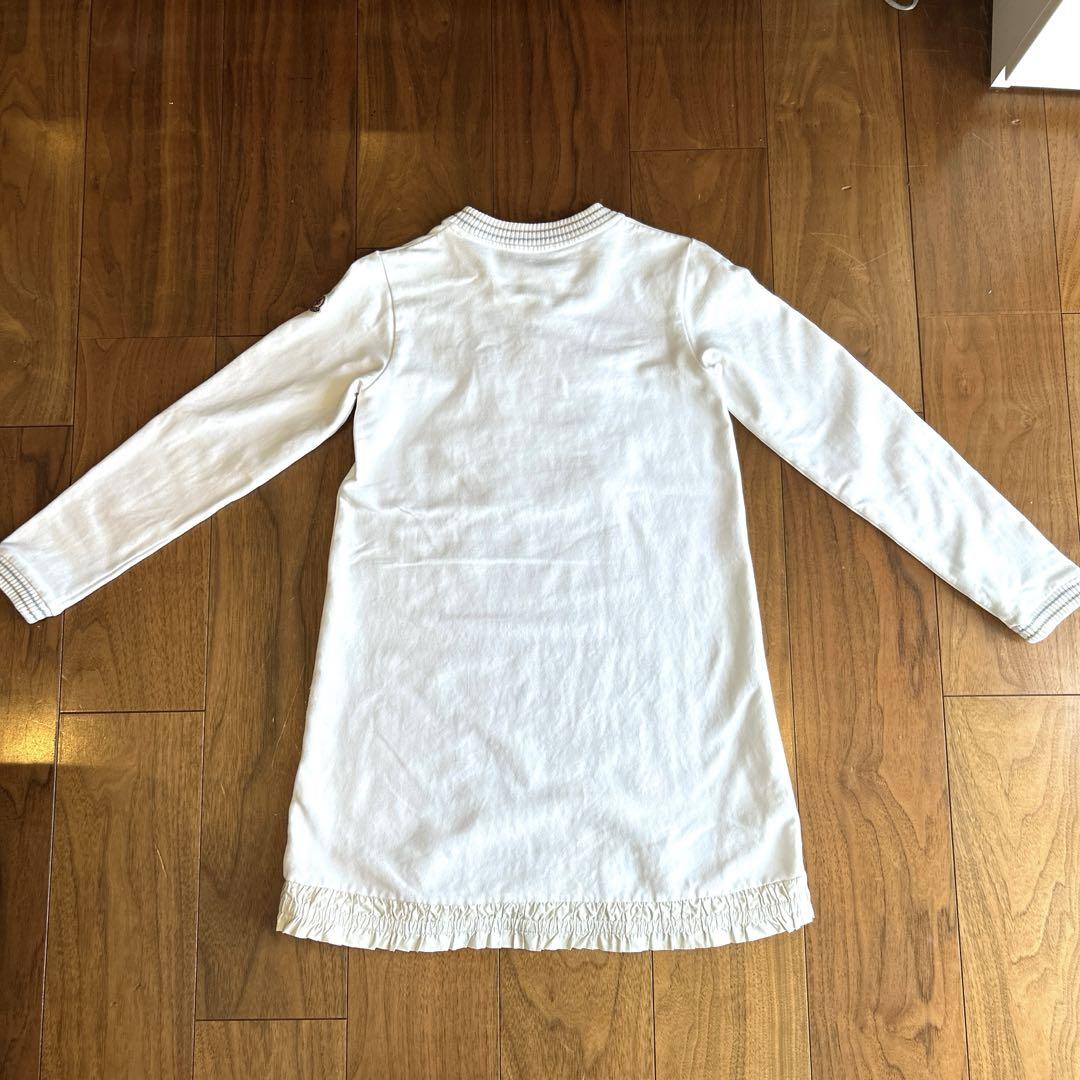 モンクレール　キッズ　ワンピース　白　150cm