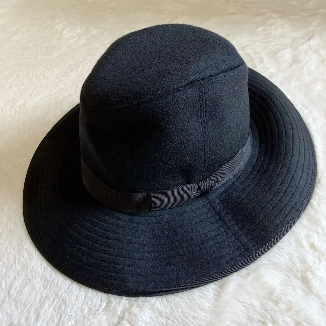 Thumbnail of KIJIMA TAKAYUKI Wool Cashmere Hat - Black