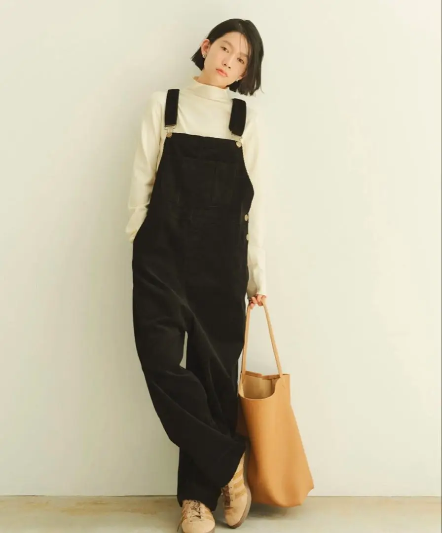 サロペット・オーバーオール・オールインワン fashiru drape overalls color-black- 2025年最新】FASHIRU [ファッション] サロペット