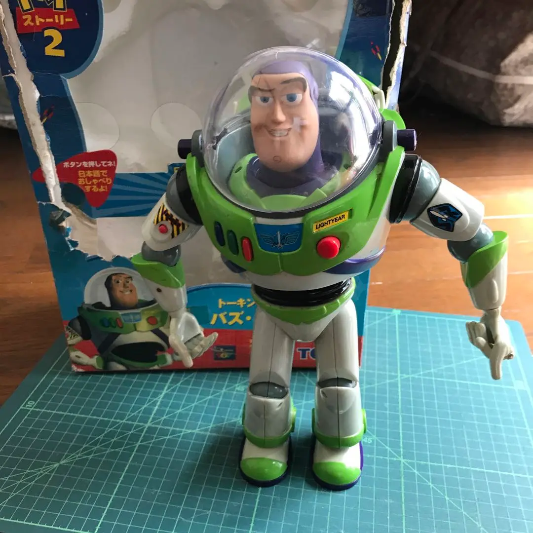 未開封トイストーリー2トーキングラージフィギュアバズライトイヤー英語版 トイストーリー2 トーキングラージフィギュア バズ ライトイヤー