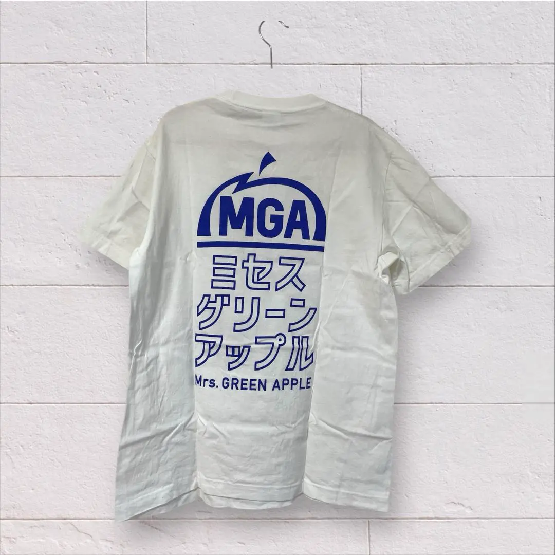 ミセスグリーンアップル カタカナ Tシャツ 半袖 Mサイズ 白 2025年最新】ミセスグリーンアップル tシャツ カタカナの人気