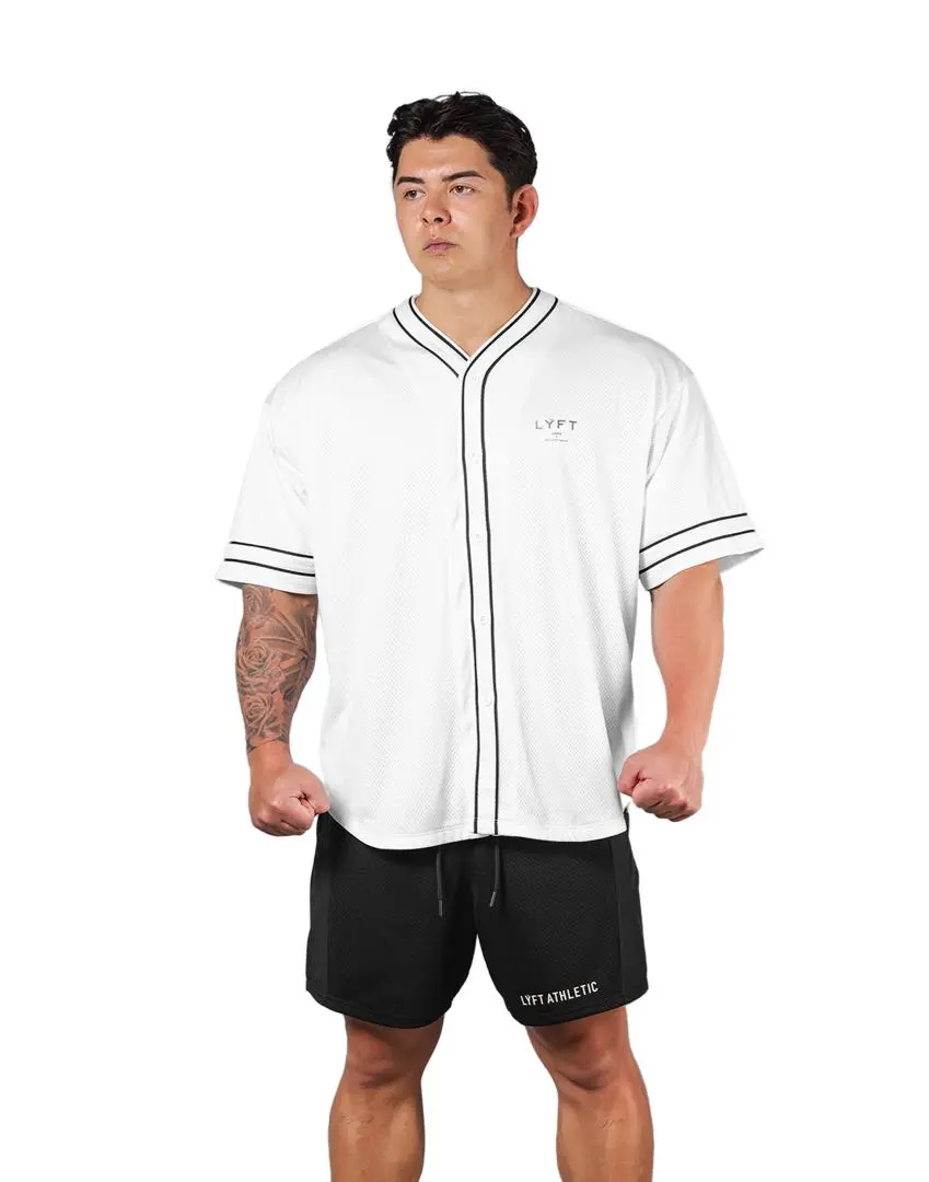LÝFT × XXX Limited Baseball Shirt - White