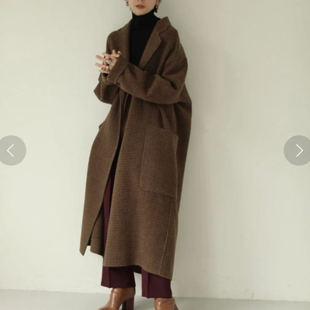 Thumbnail of TODAYFUL Over Check Coat 36