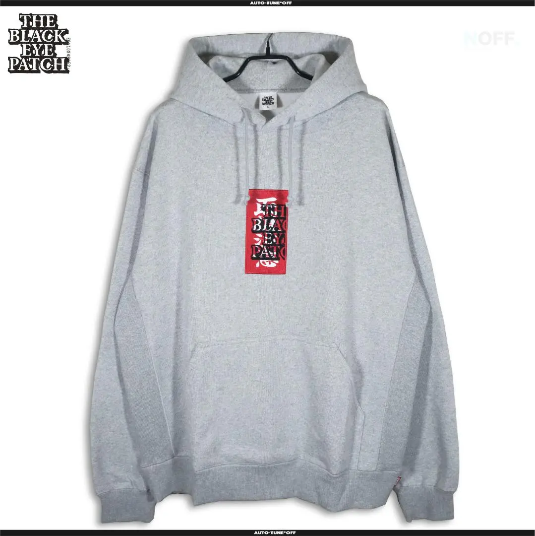 ブラックアイパッチ BEPFW21TP25 HANDLE WITH CARE ZIP HOODIE