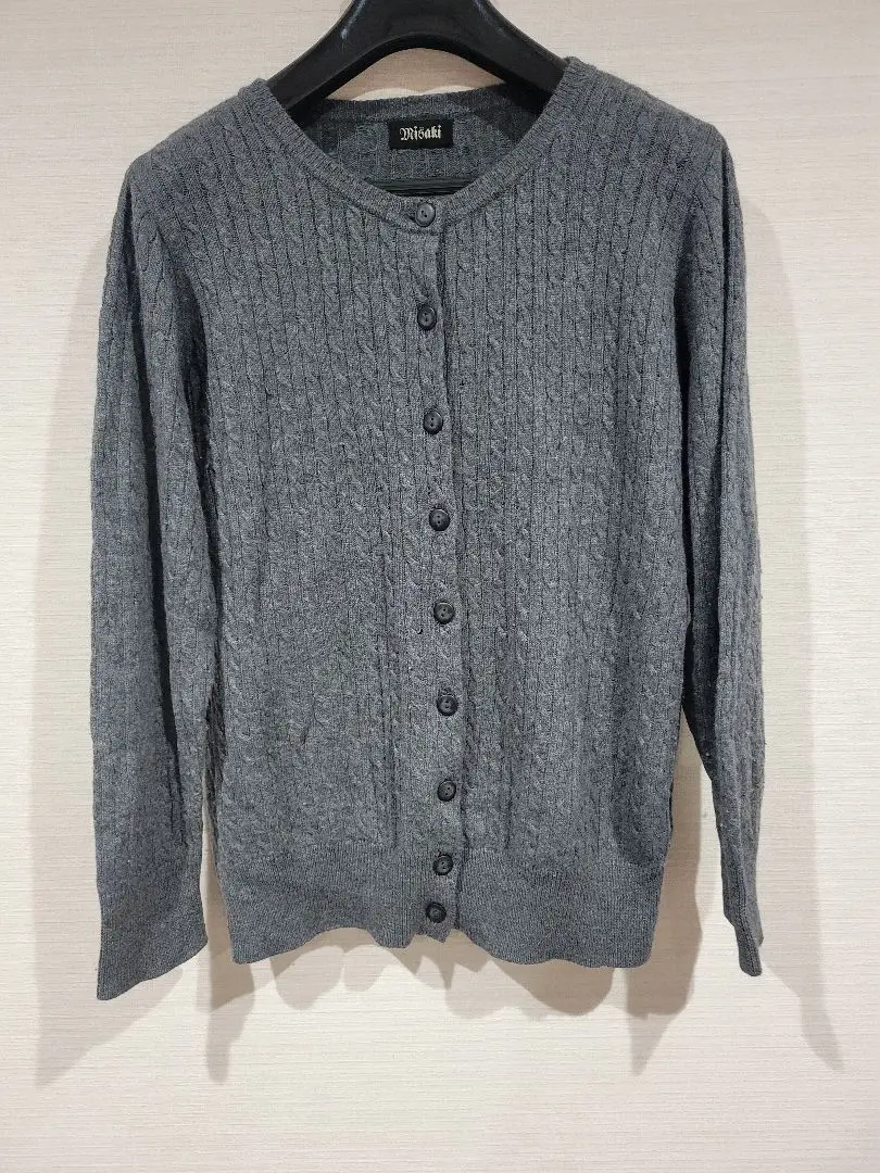 Misaki ミサキ モヘヤ混 カーディガン”安く 買う