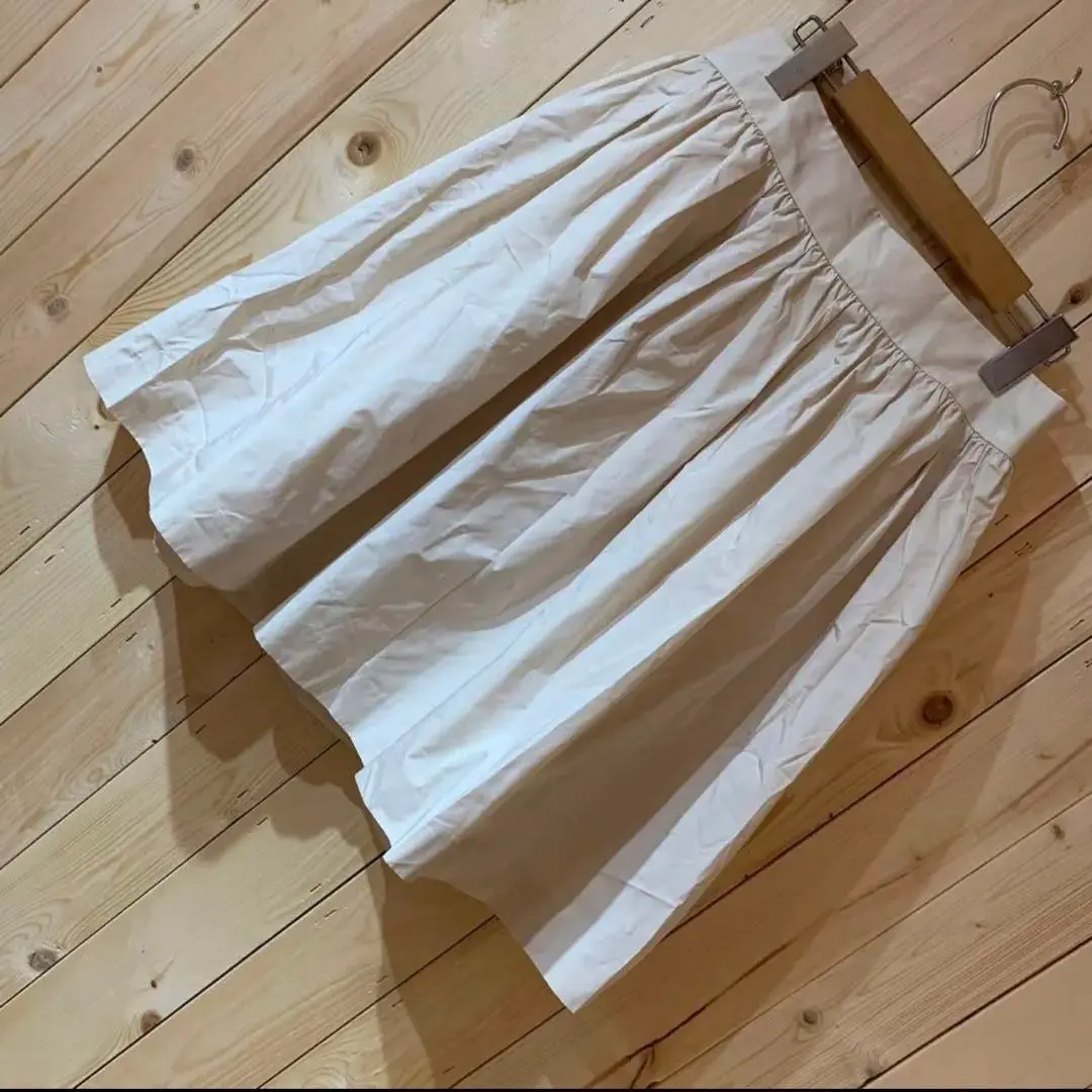 Thumbnail of AE1199 UNTITLED Pleated Skirt Cream Women's 2