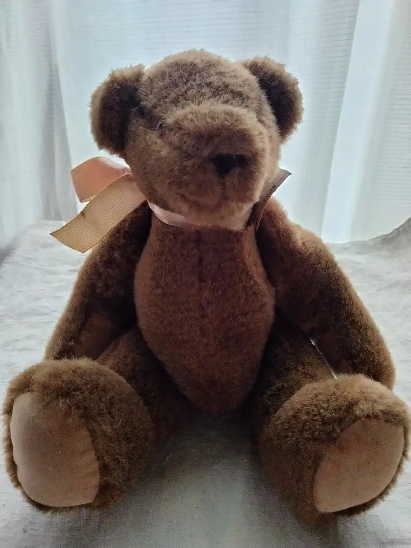 Thumbnail of Teddy bear plush toy, poseable limbs