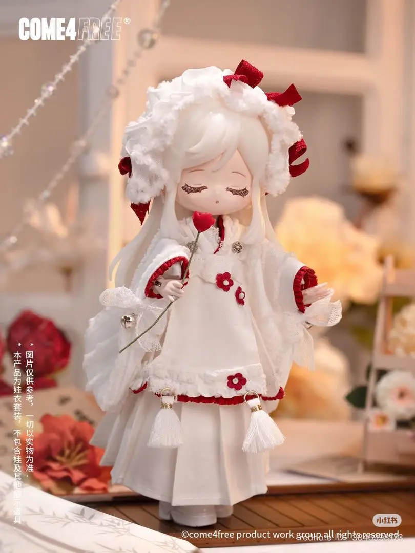 22cmドール 花嫁衣装 桃色×白無垢 正絹 クラフト・布製品