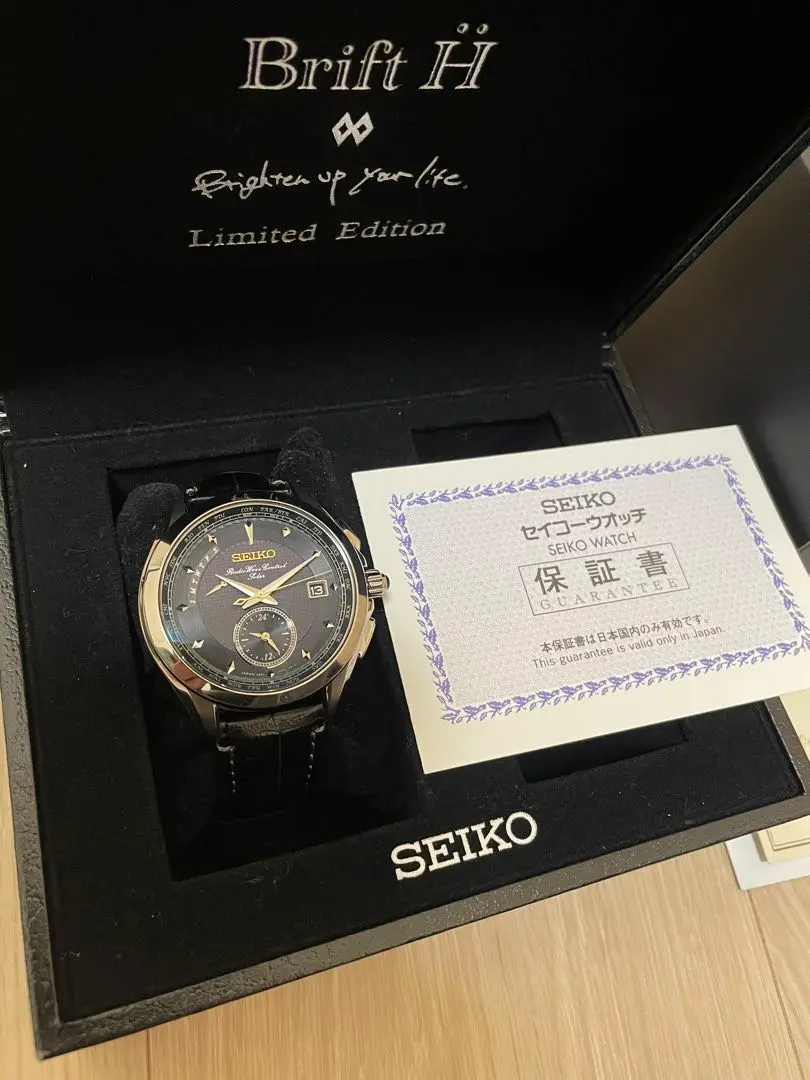 稼働 極美品 SEIKO セイコー BRIGHTZ 電波ソーラー腕時計 チタン dショッピング |セイコー ブライツ チタン 日本製 電波ソーラー