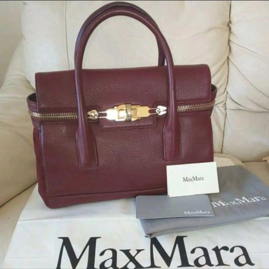 美品 ＊ MaxMara マックスマーラ マルゴー レザー トート ハンドバッグ 楽天市場】【バッグ】Max Mara マックス マーラ レザー トート