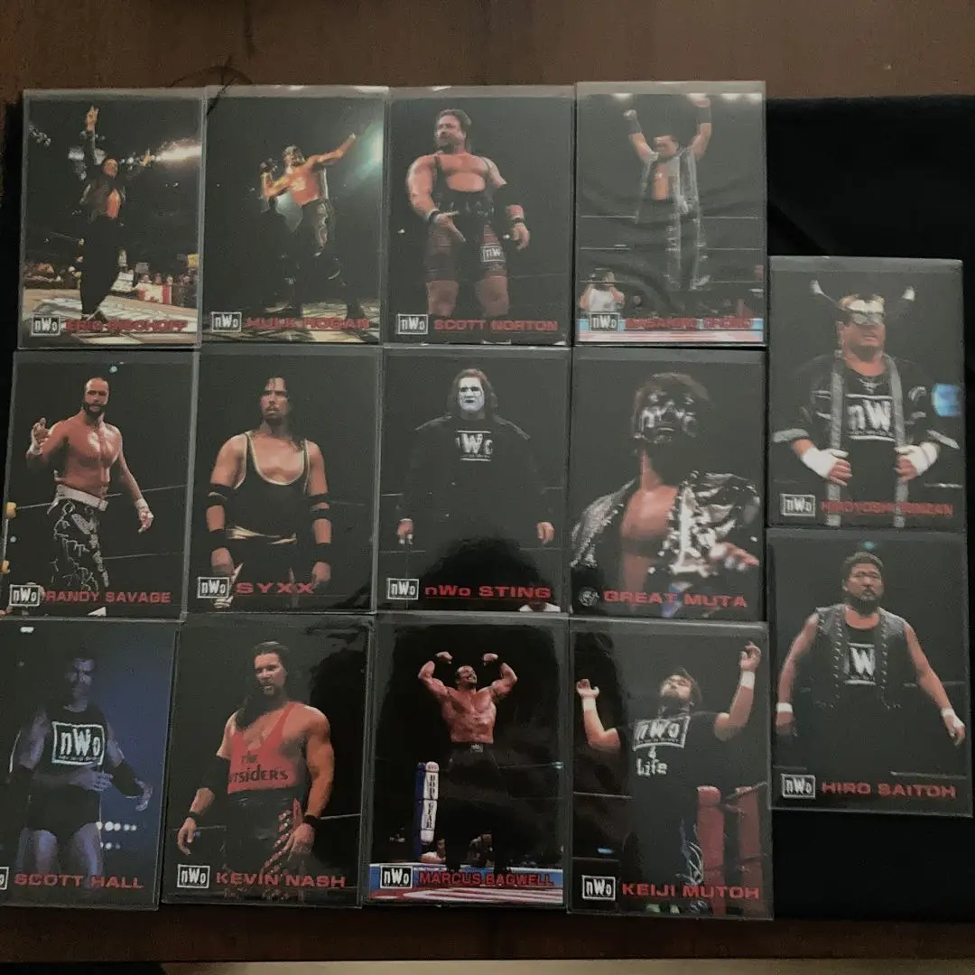 プロレスフィギュアセット①ハリウッドnWo vs スティング　激レアステッカー付 2025年最新】NWOスティングの人気アイテム - メルカリ