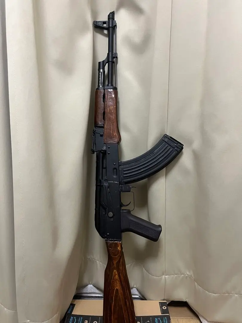 電動ガン　AK-47（木製ストック）ジャンク Yahoo!オークション -「ak47 木製ストック」の落札相場・落札価格