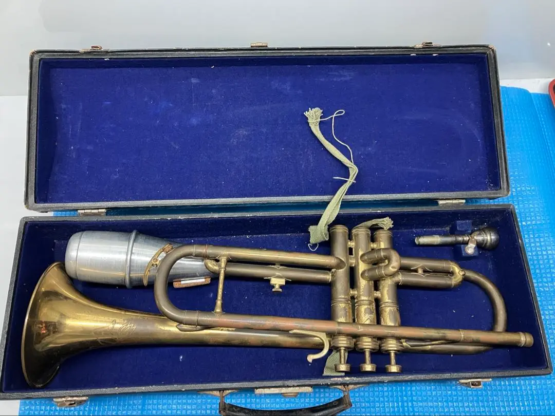 ニッカン「NO2」トランペット。ジャパニーズ・ビンテージ。NIKKAN。希少 Nikkan No.2 Trumpet トランペット 現状品 -GrunSound-x759