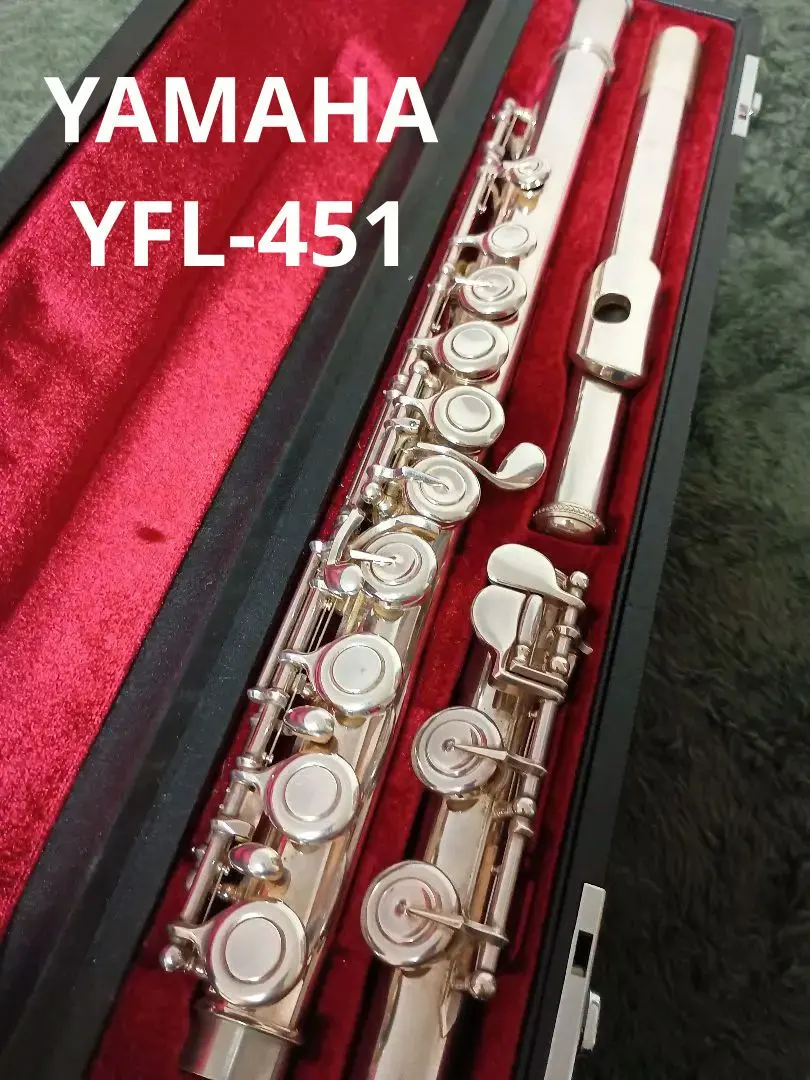 ☆ そら豆 【ジャンク】YAMAHA ヤマハ フルート 451 ☆ そら豆 【ジャンク】YAMAHA ヤマハ フルート 451 Yamaha Flute YFL