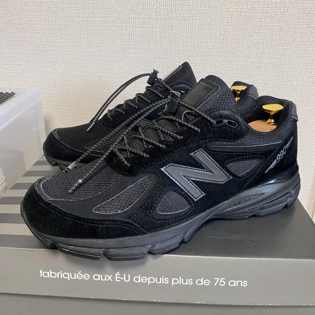 専用です　　　　M990 BB4 27cm 2017年製 トリプルブラック V4 new balance m990v4トリプルブラック bb4 ニューバランス - メルカリ