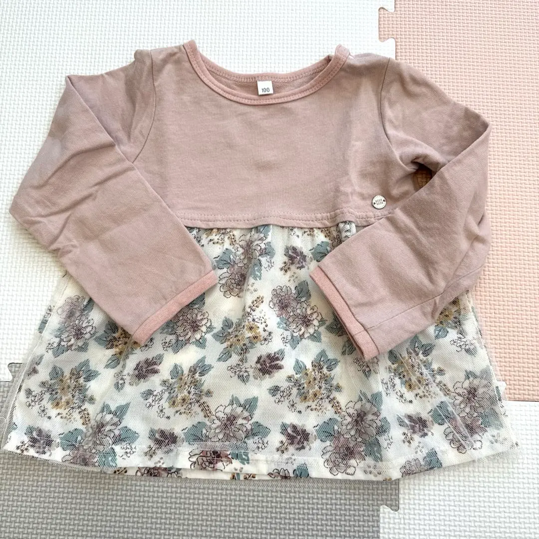 Thumbnail of No Brand Floral Tulle Cut-and-Sew Top 100