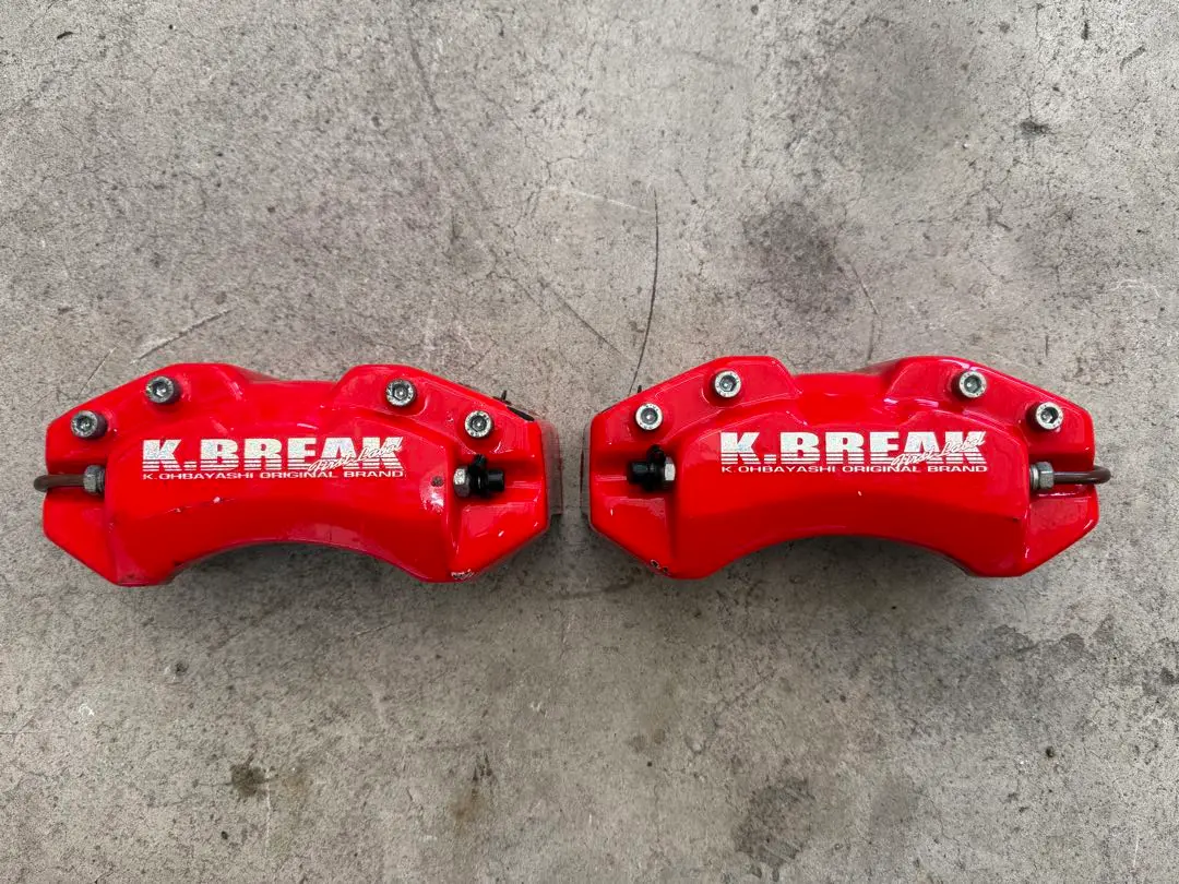 K.BREAK レッドブレーキキャリパー 4個セットアルファード20系 K.BREAK レッドブレーキキャリパー 4個セットアルファード20系