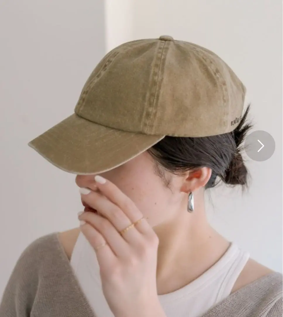 [未使用] SUMISTYLE イアパピヨネ　耳当てつきキャップ ear PAPILLONNER（イアパピヨネ）の「【SUM1 STYLE（スミ