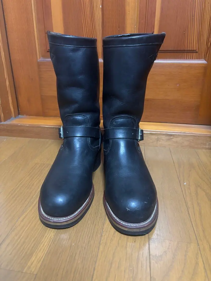 R&RナインティーズCHIPPEWA茶芯PT91エンジニア〉90年代U.S.A.製CHIPP