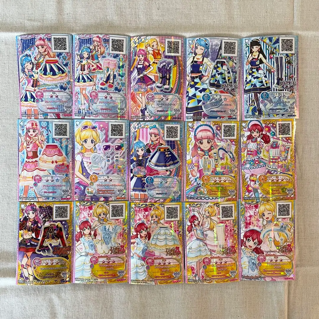 Thumbnail of Aikatsu Friends! Card Set - Rare or Higher - 15 Cards