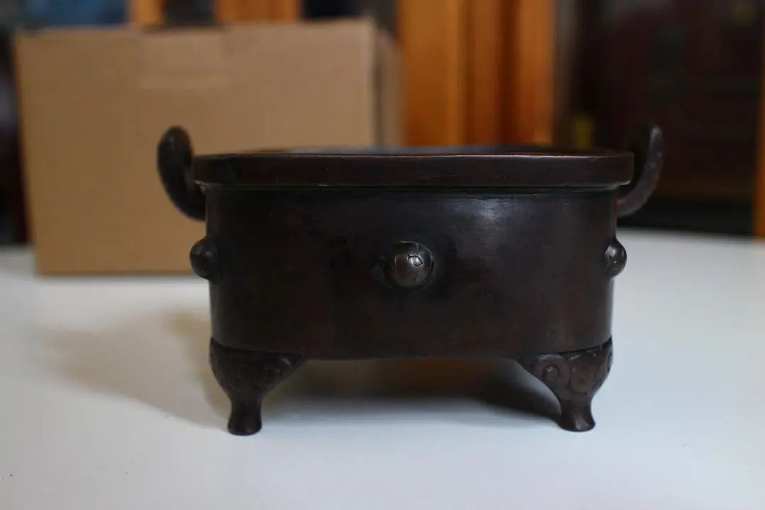 中国古玩 大明宣徳年製 蓋なし底抜け 古銅 急須 581g Yahoo!オークション -「大明宣徳年製」の落札相場・落札価格