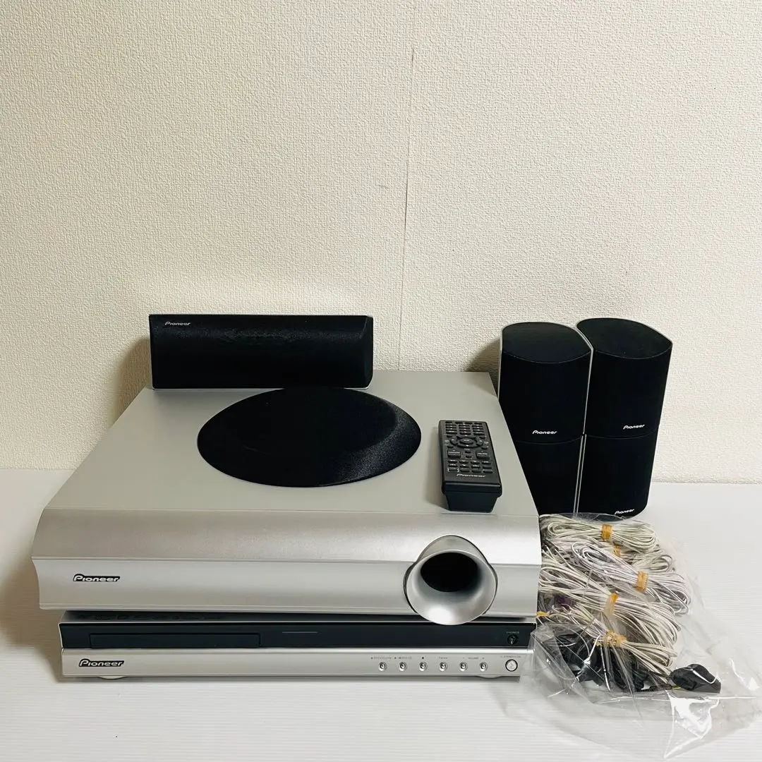 パイオニアDVD5.1chサラウンドシステムHTZ1000DVセット動作確認済み パイオニアDVD5.1chサラウンドシステムHTZ1000DVセット動作確認