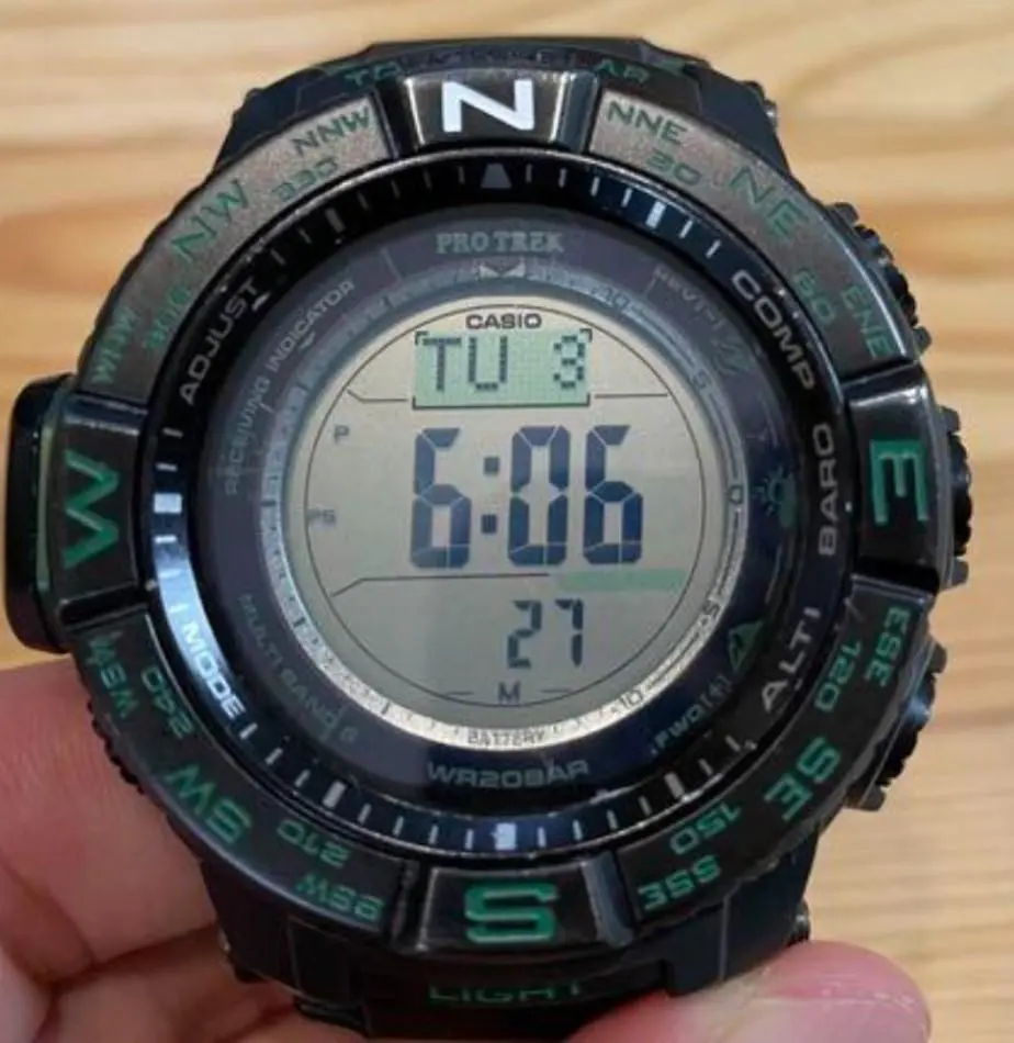 極美品✨ 希少 CASIO PROTREK PRW-3500Y ブラック ブルー PRW-6900Y-1JF | CASIO