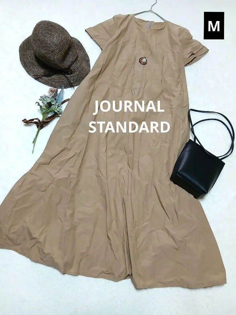 Thumbnail of 1907★Journal Standard Short Sleeve Cut and Sew Long Dress 【M】Brown
