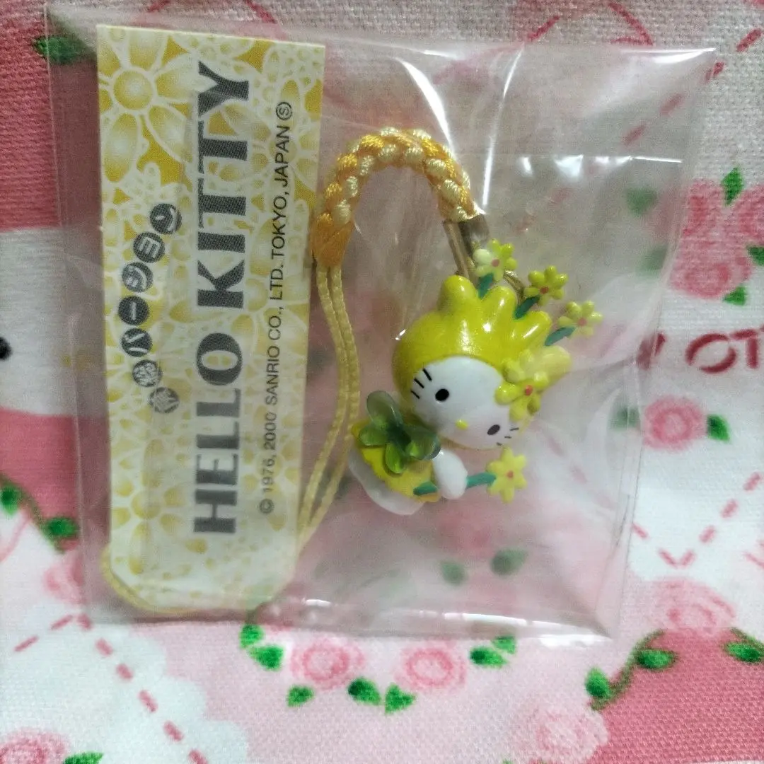落花生 キティ 根付け ストラップ 千葉 房総 限定 レア コラボ ご当地 レア】千葉房総限定 ご当地キティ ハローキティ 根付け